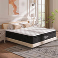 Queen Mattress, 12 Inch Queen Hybrid Mattress in a Box, Upgrade Individually Pocket Springs, Medium Firm, Pressure Relief, Breathable Comfort and Durable, CertiPUR-US Certified wourant