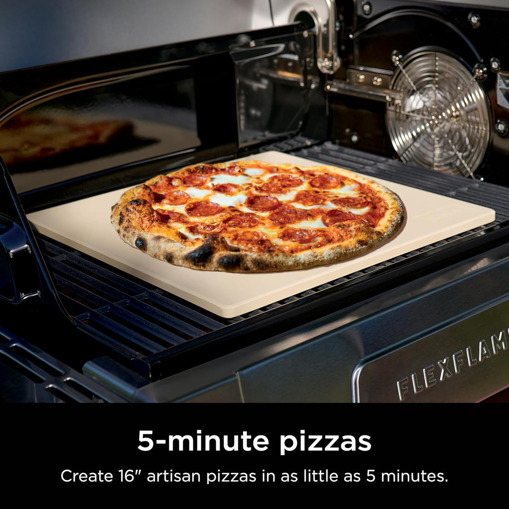Ninja FlexFlame, Grill and Smoker, Electric and Propane Grill, Roaster, BBQ Grill, 5-in-1 Cooking System, 3 Burner, Digital Control, Outdoor Cooking, Griddle, Pizza Maker, Stainless Steel, PG301 wourant