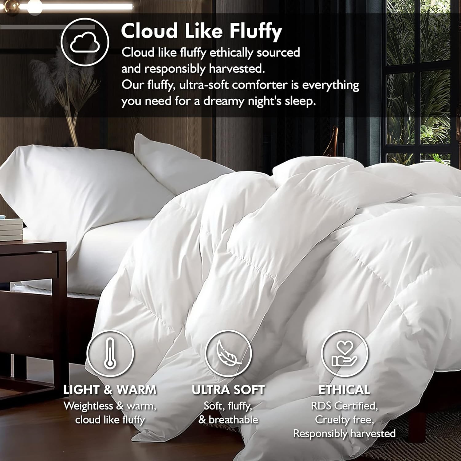 Baffle Box Design Comforter Duvet wourant