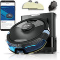 AI Robot Vacuum with XL HEPA Self-Empty Base, Bagless, 60-Day Capacity, LIDAR Navigation, Perfect for Pet Hair, Compatible with Alexa, Wi-Fi Connected, Carpet & Hard Floor, Black wourant