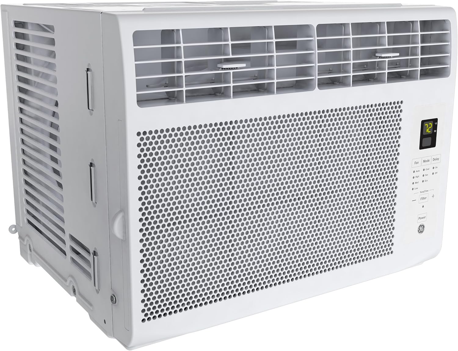GE Window Air Conditioner Unit, 6,000 BTU for Small Rooms up to 250 sq ft. with Adjustable Fan and Cooling Settings, Perfect for Small Bedroom or Living Room, Easy Install Kit Included, White wourant