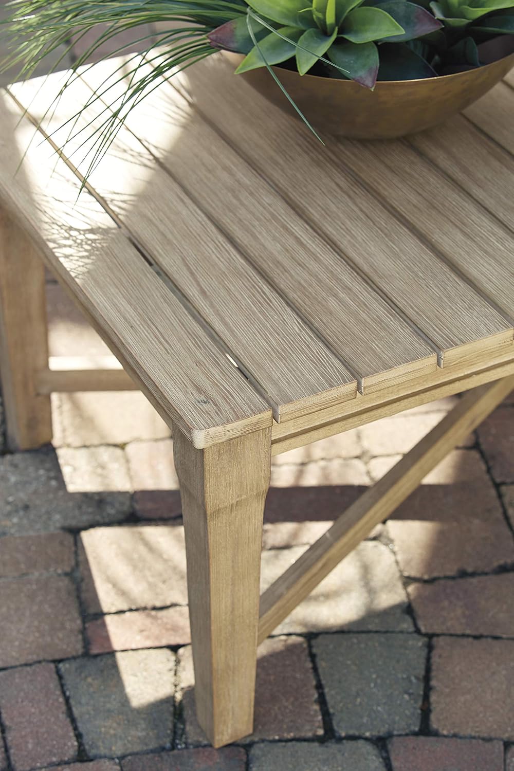 Coastal view outdoor terrace eucalyptus sofa wourant