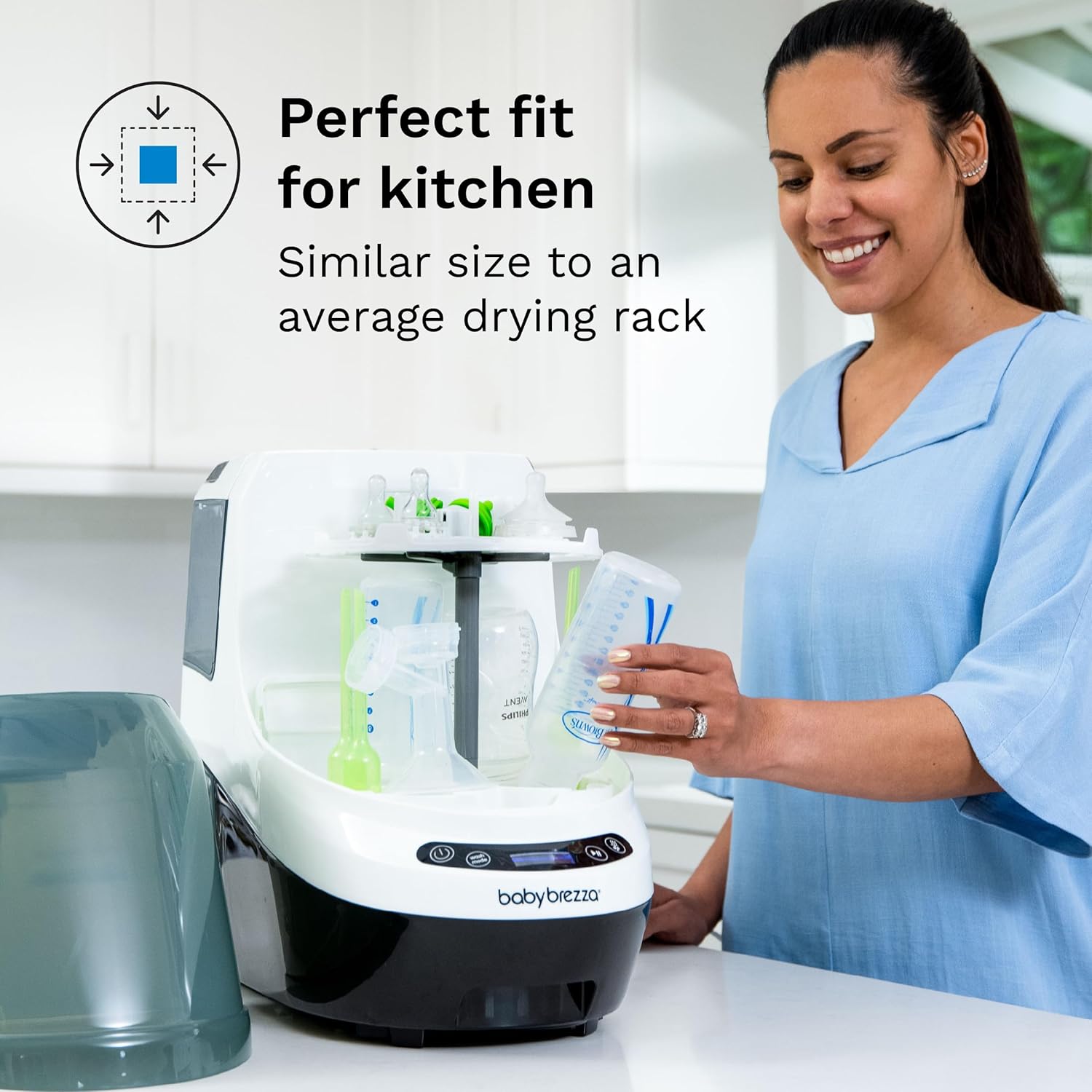 Bottle Washer Pro - Baby Bottle Washer, Sterilizer + Dryer - All in One Machine Cleans Bottles, Pump Parts, & Sippy Cups wourant