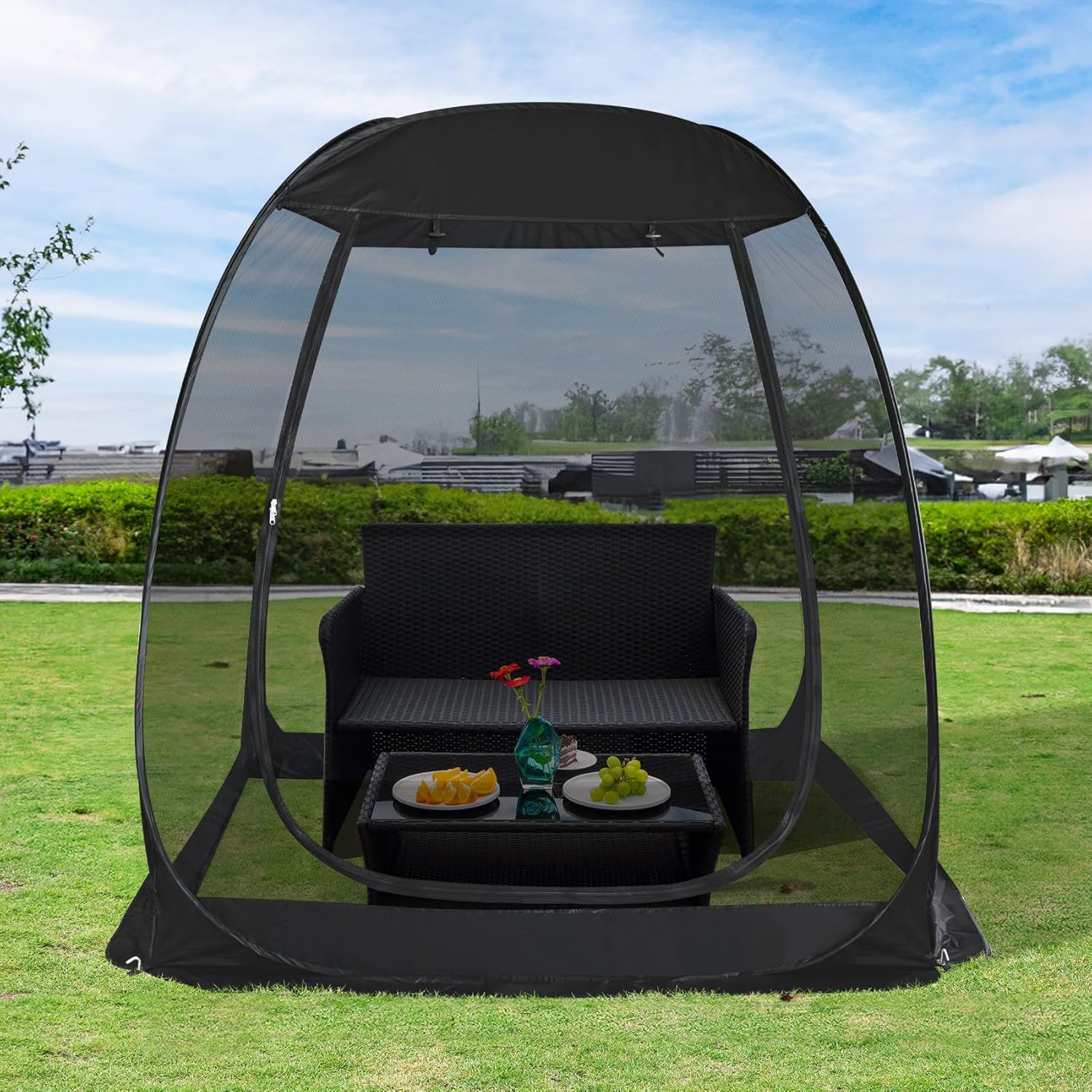 Alvantor Pop Up Screen House Gazebo with Mosquito Netting, Instant UV Resistant Sun Shelter wourant