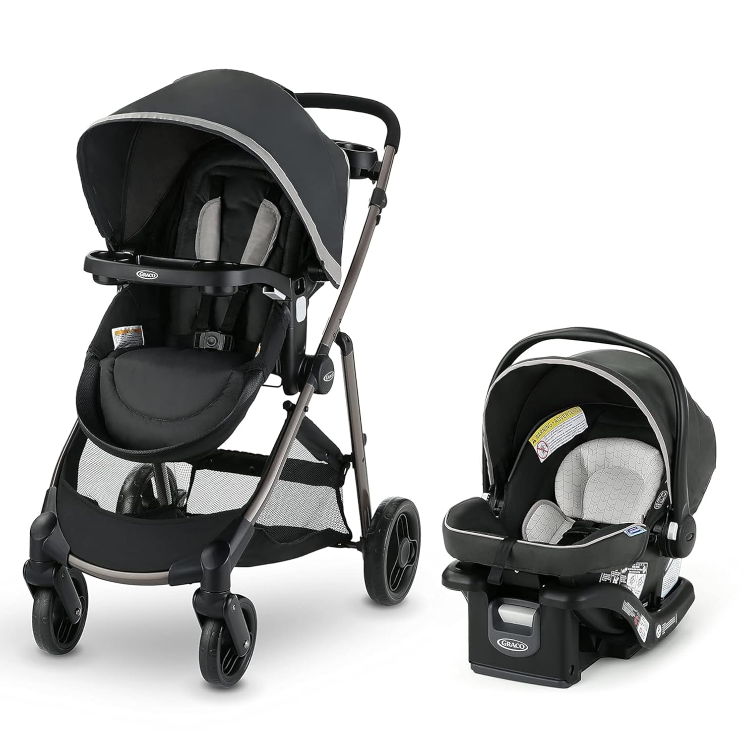 Graco Modes Pramette Travel System 3in1 Modular Car Seat Stroller Combo Infant Car Seat Carrier wourant