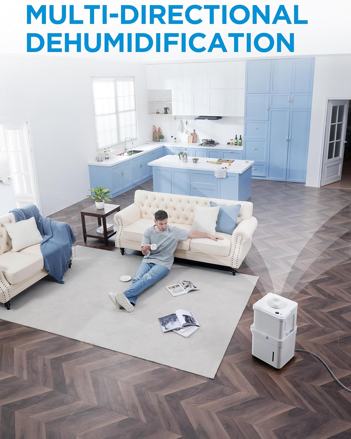 Midea Cube 35 Pint Dehumidifier for Basement and Rooms at Home for up to 3,500 Sq. Ft., Smart Control, Compatible with Alexa (White), Drain Hose Included, ENERGY STAR Most Efficient 2023 wourant