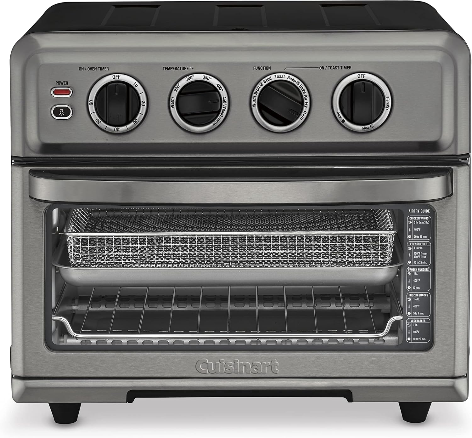 Cuisinart Air Fryer Toaster Oven with Grill, 1800W 8-1 Air Fryer Oven with Bake wourant