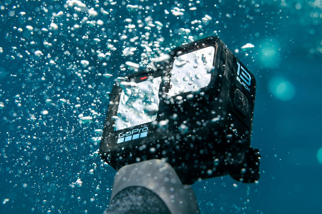 Black - Waterproof Action Camera with 5.3K60 Video, 27MP Photo + Compatability with HB-Series Lenses wourant
