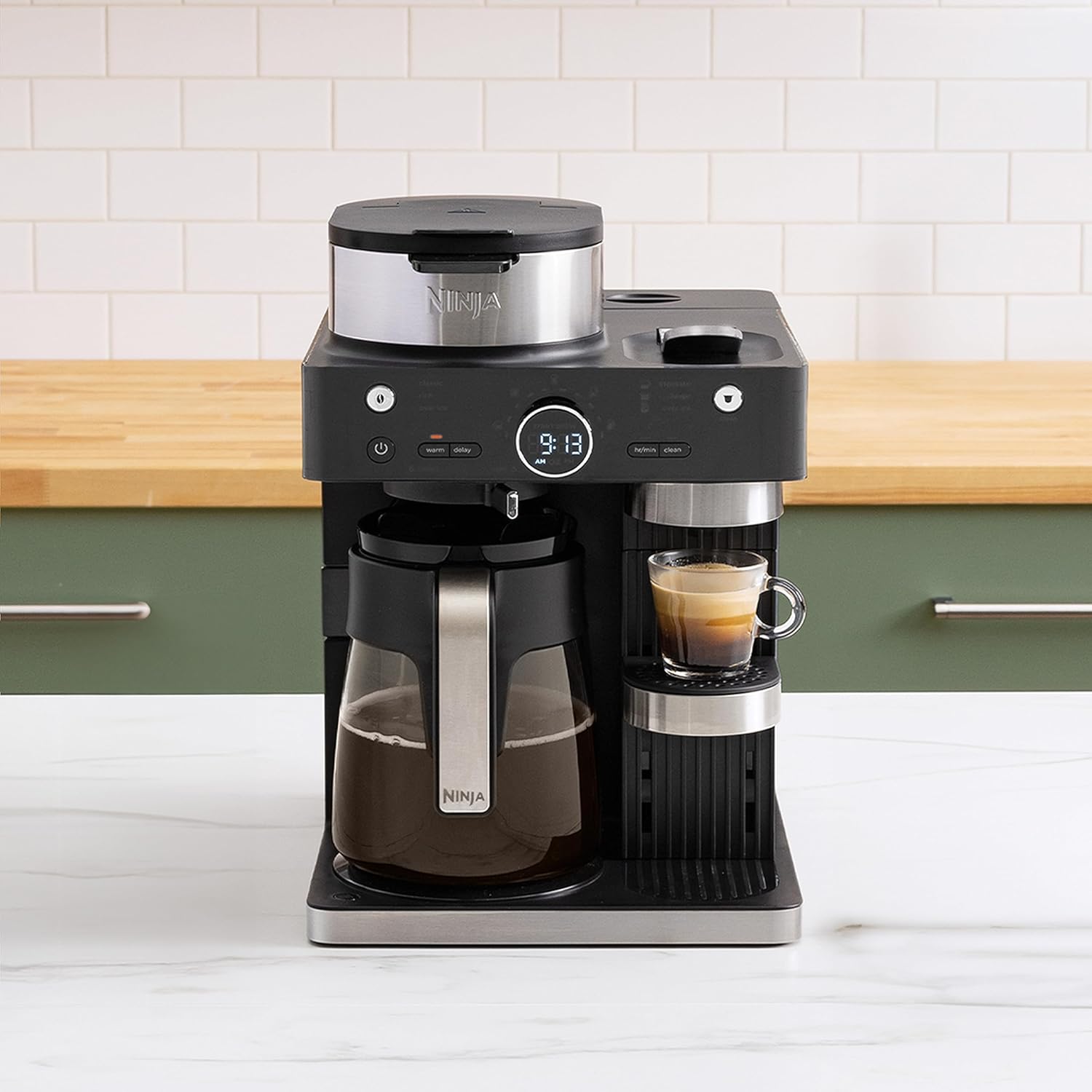 Ninja Espresso & Coffee Maker & Barista System 3 Espresso Brew Styles Single-Serve Coffee wourant