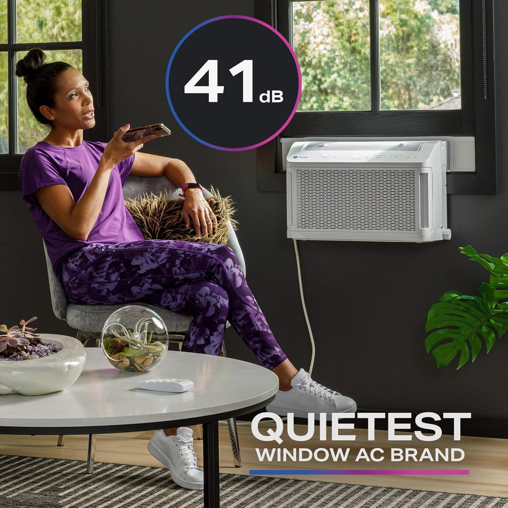PHNT10CC Clearview Air Conditioner 10,300, Inverter Technology, Ultra Quiet, Medium Rooms up to 450 Sq. FT, Full Window View with Easy Installation, Energy-Efficient Cooling, 10300 BTU, White wourant