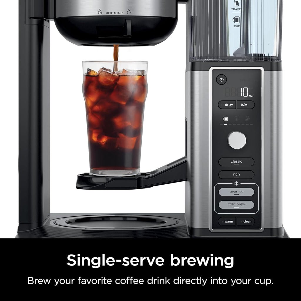 Extra Large Hot and Iced Coffee Maker with Fast Cold Brew, 4 Brewing Methods, 8 Sizes (Small to Travel), Single-Cup Coffee Maker, 12-Cup Capacity wourant