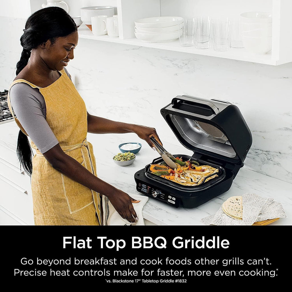 Ninja Foodi Smart XL 6-in-1 Indoor Grill with Air Fry, Bake, Roast, Broil, and Dehydrate, Smart Thermometer wourant