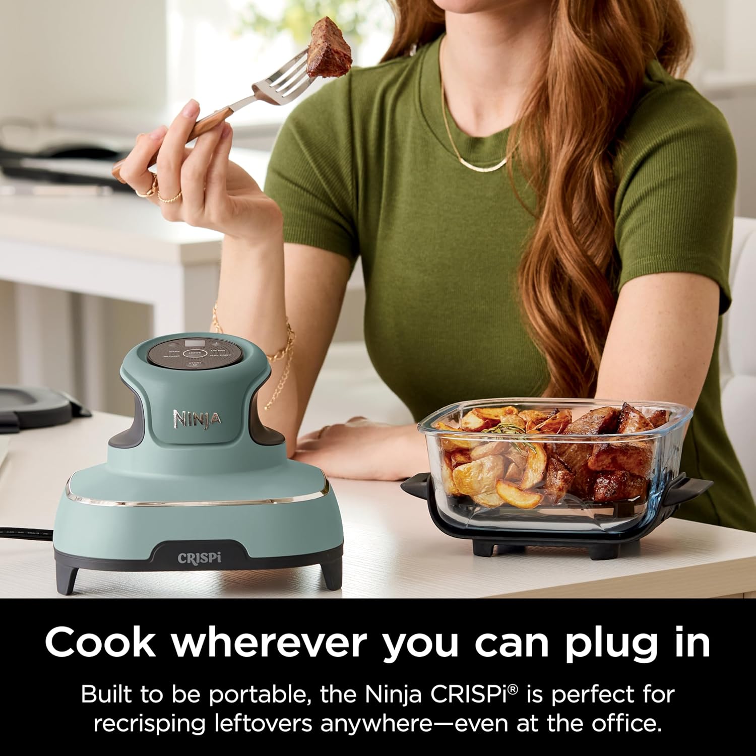 Ninja Crispi 4-in-1 Portable Glass Air Fryer Cooking System wourant