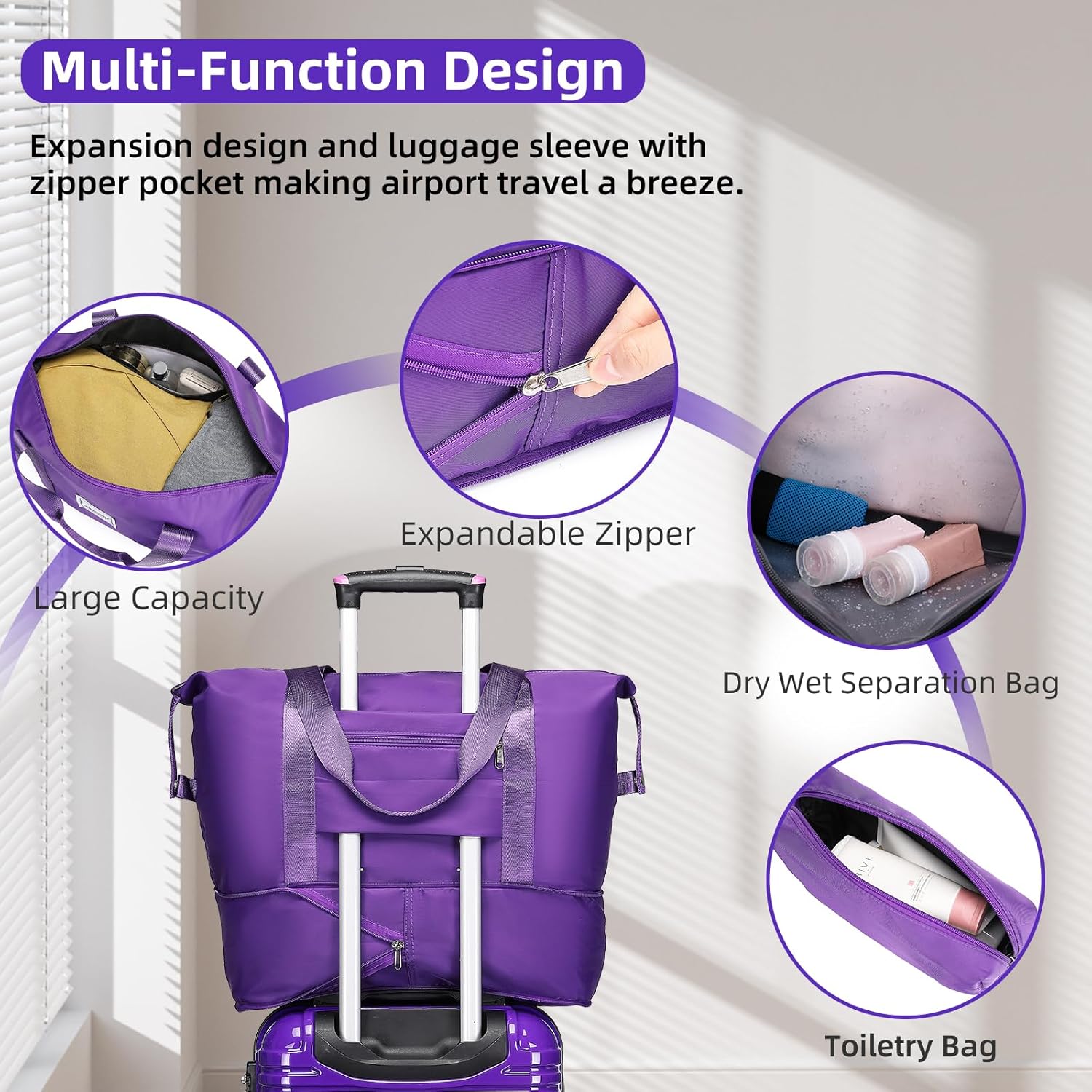 6-piece luggage set, expandable hardshell suitcase set with spinner wheels, lightweight rolling luggage set wourant