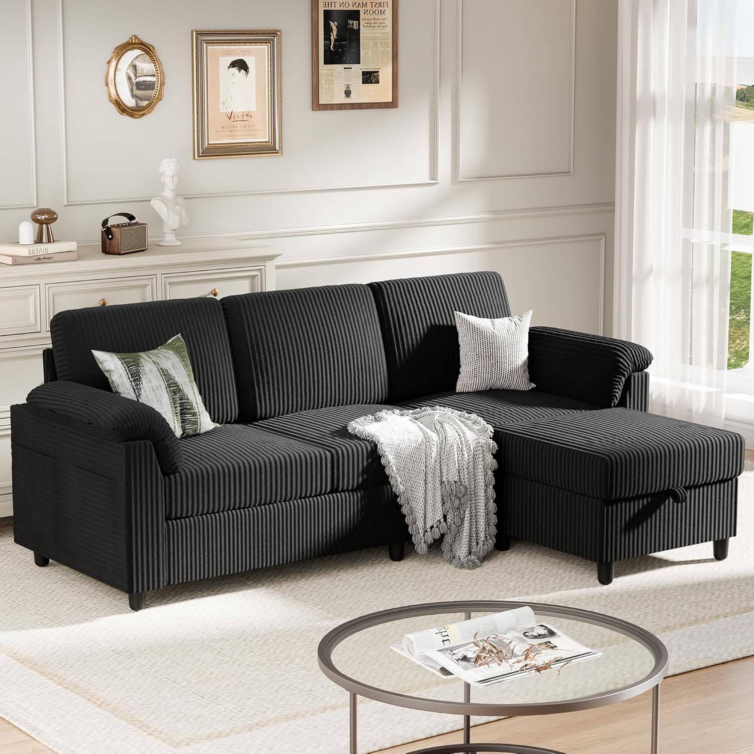 Meilocar Sectional Sofa Couch for Living Room 79 inch Sectional Couches L Shaped Couch wourant