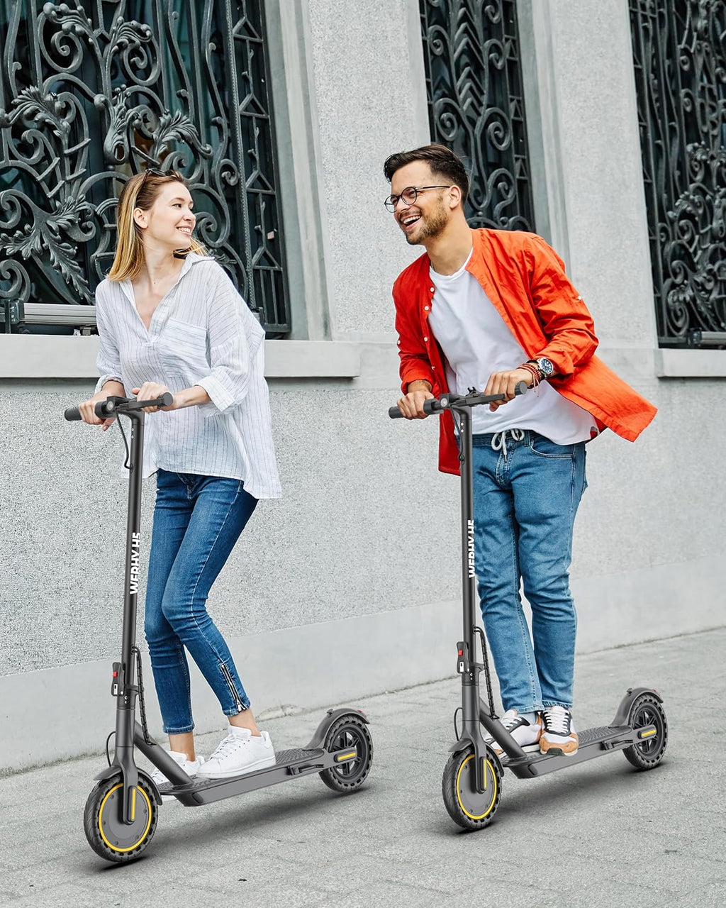 Electric Scooter 350W/500W Motor Top Speed 19/22 mph Max 16/23/28Miles Ranges Foldable E Scooter wourant