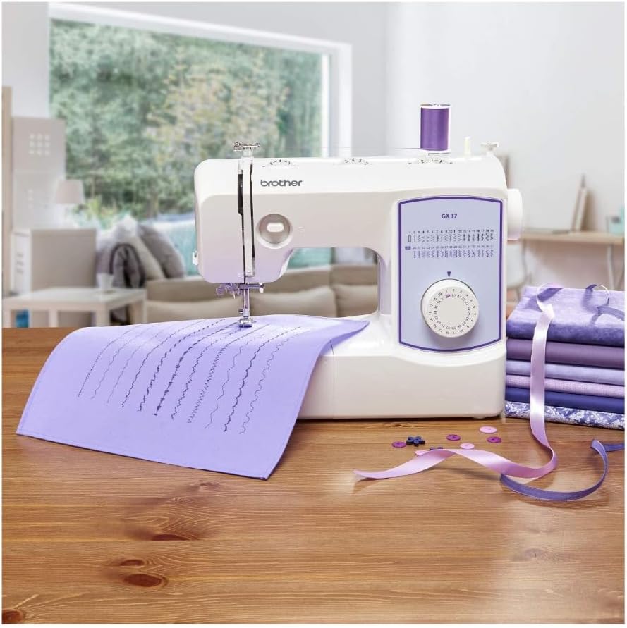 Sewing Machine GX37 37 Built-in Stitches 6 Included Sewing Feet wourant