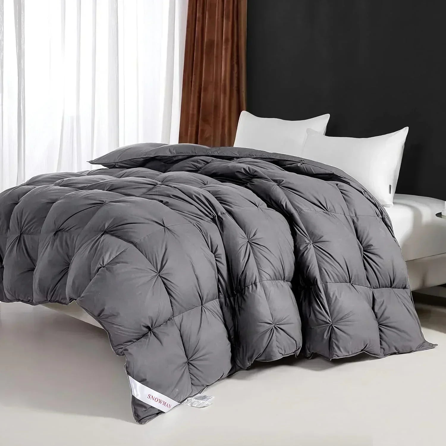 Premium Down Comforter 3D Baffle Box Design wourant