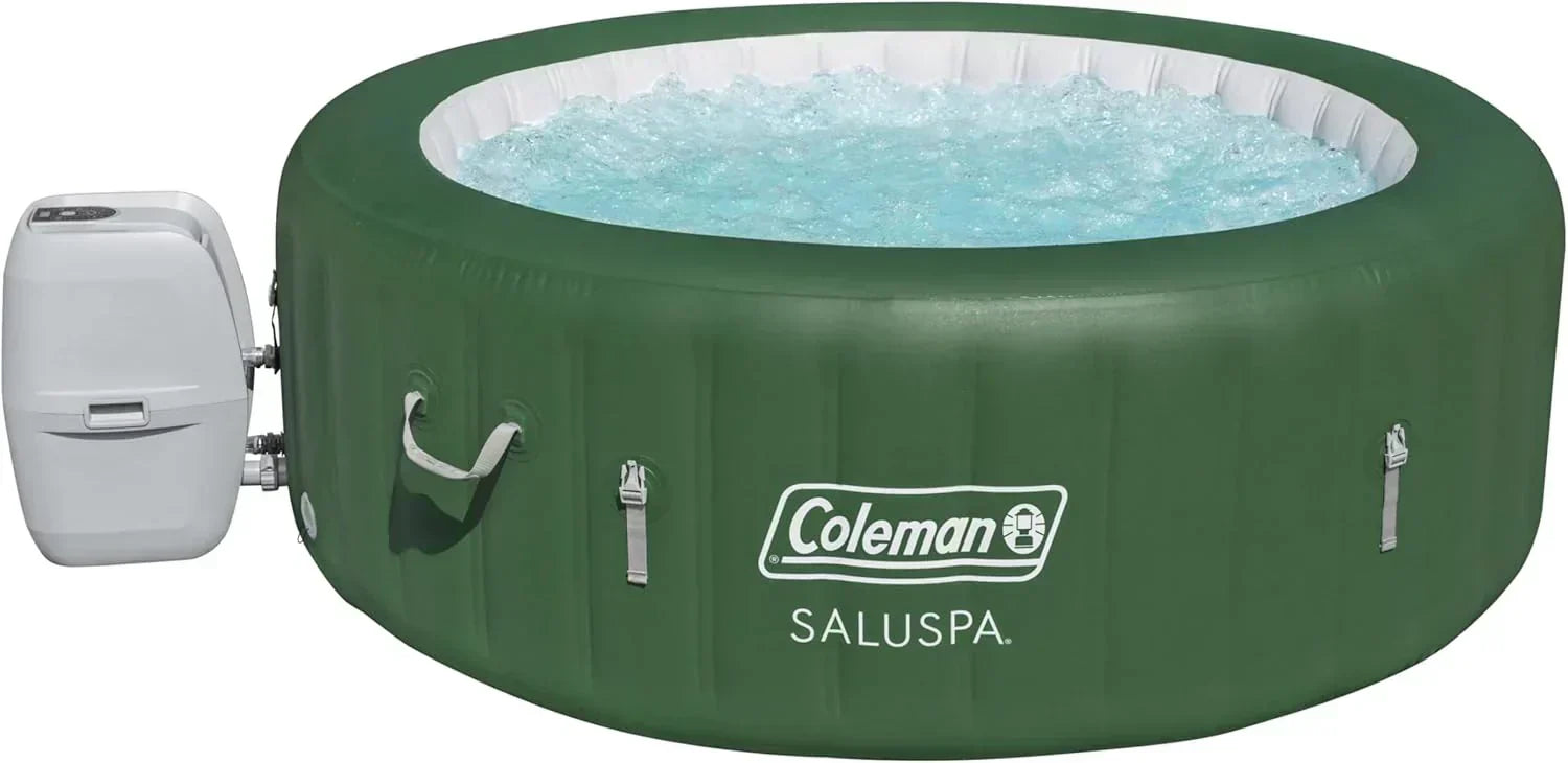 Bestway Palm Springs 4 to 6 Person EnergySense Smart AirJet Plus Inflatable Hot Tub Outdoor Spa wourant