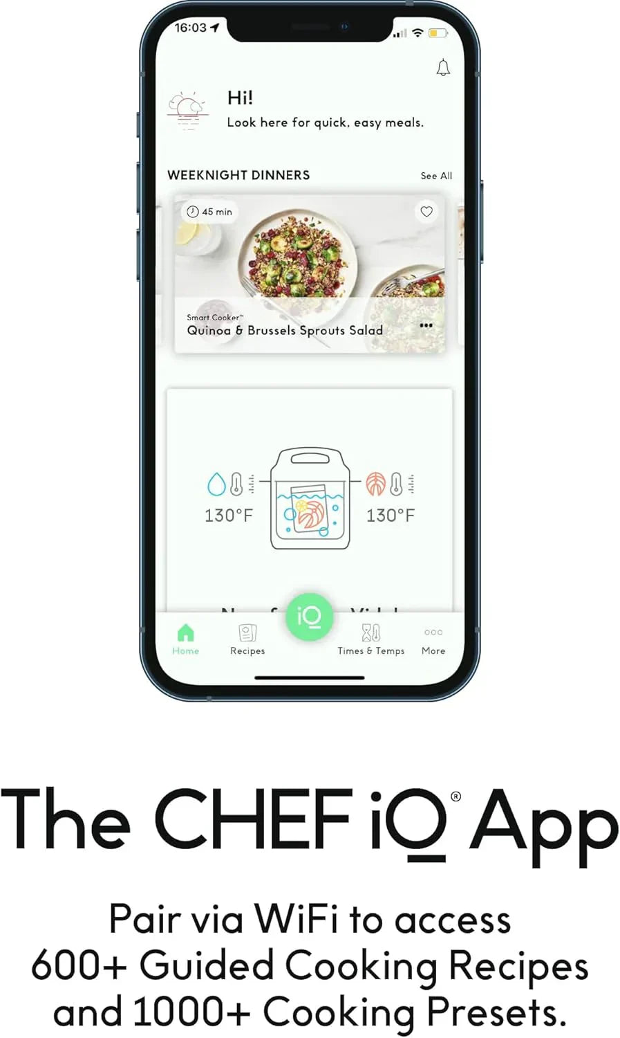 CHEF iQ Smart Pressure Cooker with WiFi and Built-in Scale 10-in-1 Multi-Cooker Rice Cooker wourant