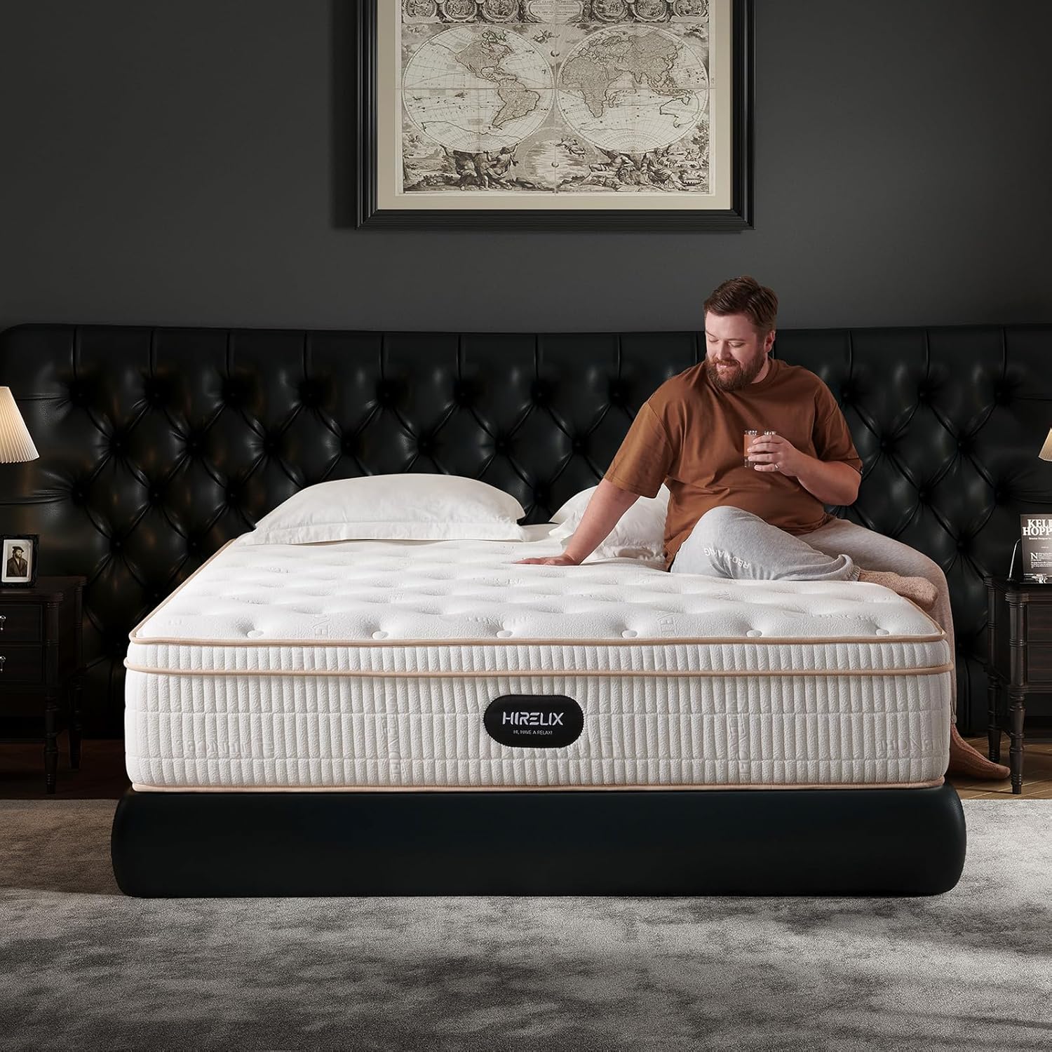 14-inch queen-size hybrid mattress with cooling gel memory foam and zoned pocket springs wourant