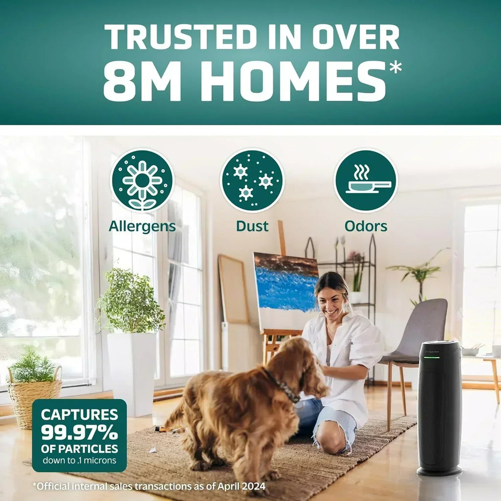 Home air purifier with HEPA pure filter wourant