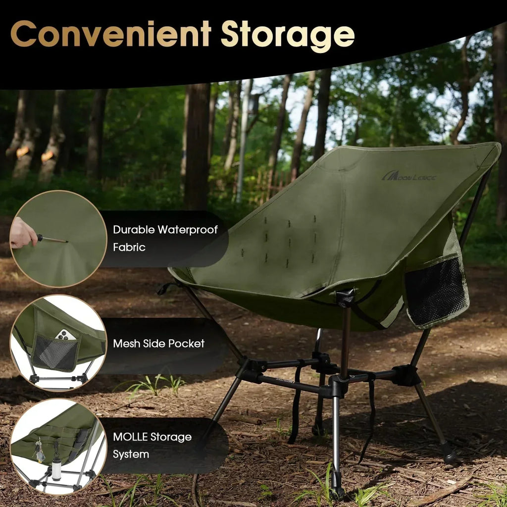 Portable Camping Chair Plus Folding Chair for Backpacking and Hiking wourant