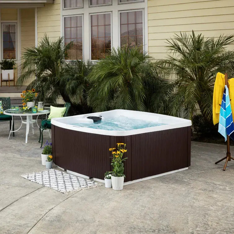 Lifesmart Spas Leganza 6 Person 90 Jet Rectangular Hot Tub with Ozonator wourant