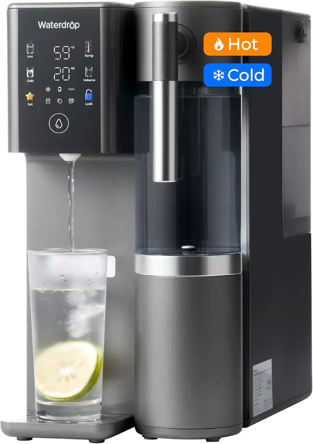 Waterdrop WD-A2 Countertop Reverse Osmosis System 3:1 Purified Water to Drain Ratio wourant