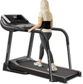 UMAY household folding tilt treadmill with heart rate sensor Low noise wourant