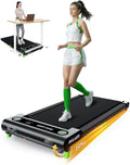 Akluer Inclined Home Treadmill 2.5 HP Small Under-Desk Treadmill Remote Control LED Display wourant