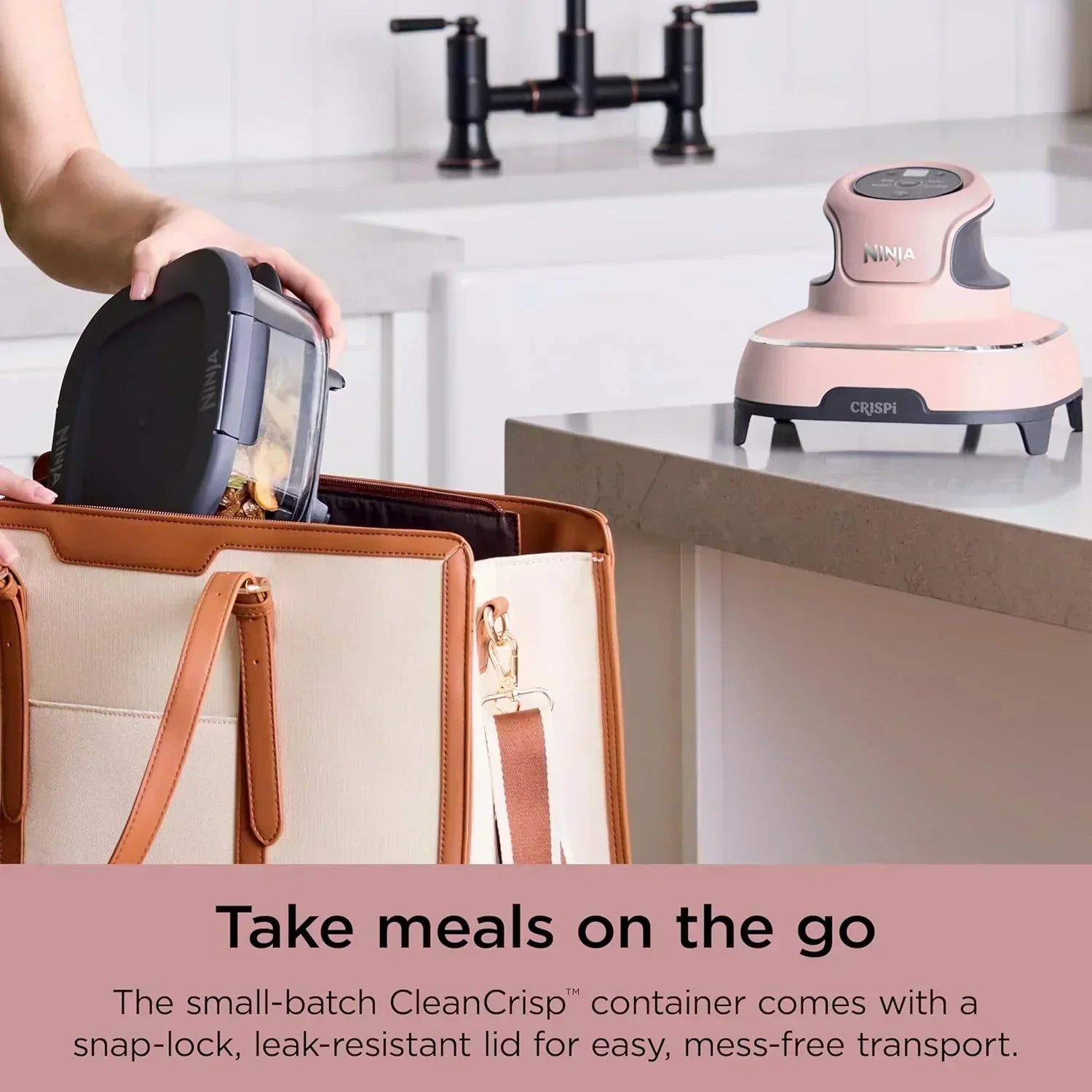 Ninja Crispi 4 in 1 Portable Glass Air Fryer Cooking System 4QT 6 Cup TempWare Glass Containers wourant