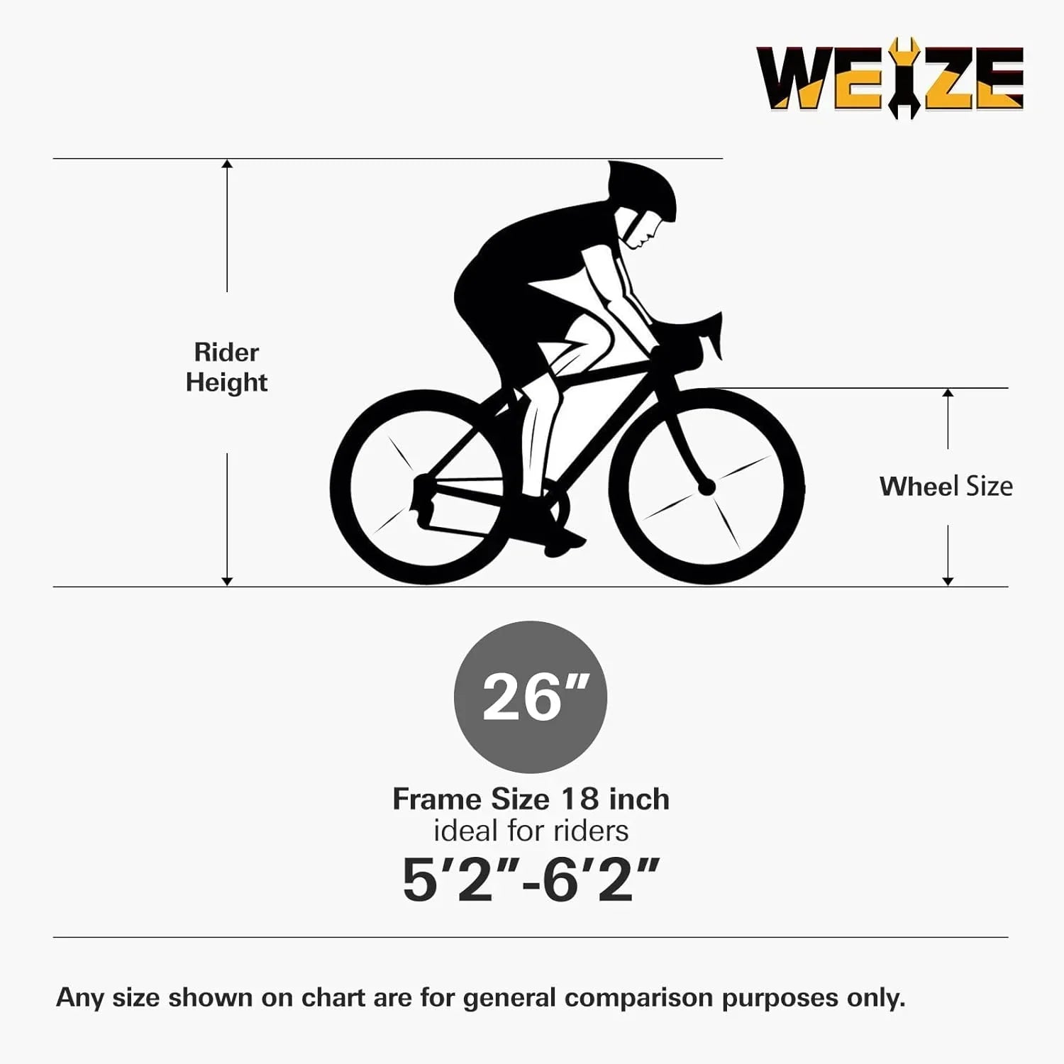 WEIZE Mountain Bike 26 27.5 inch Outdoor Hybrid Bikes 18-Speed High-Carbon Steel Full Suspension wourant
