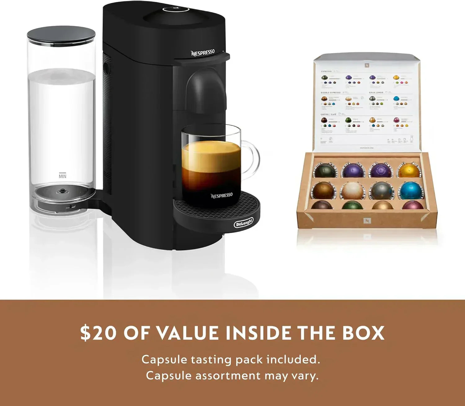 Nespresso Vertuo Plus Coffee and Espresso Maker by De'Longhi wourant