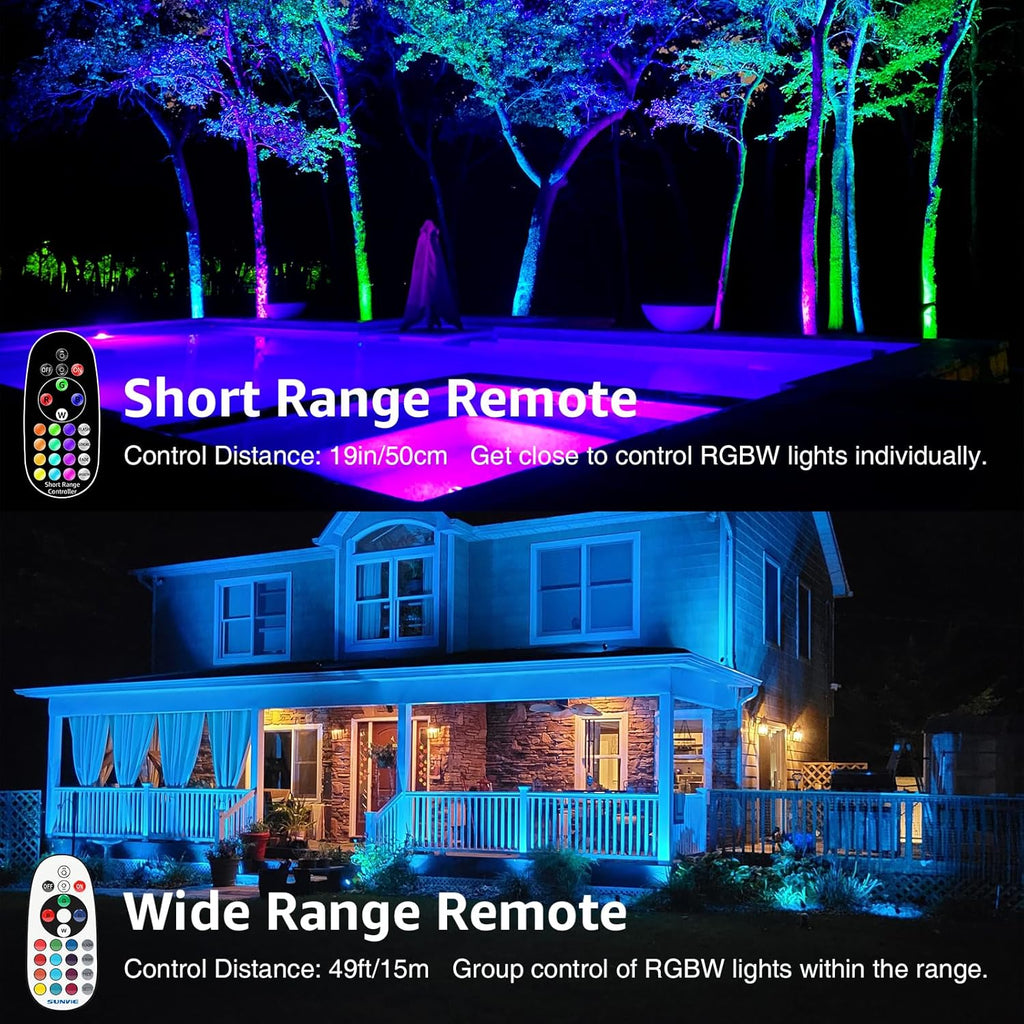 LED Landscape Lighting Kit Color Changing Waterproof Landscape Lights wourant