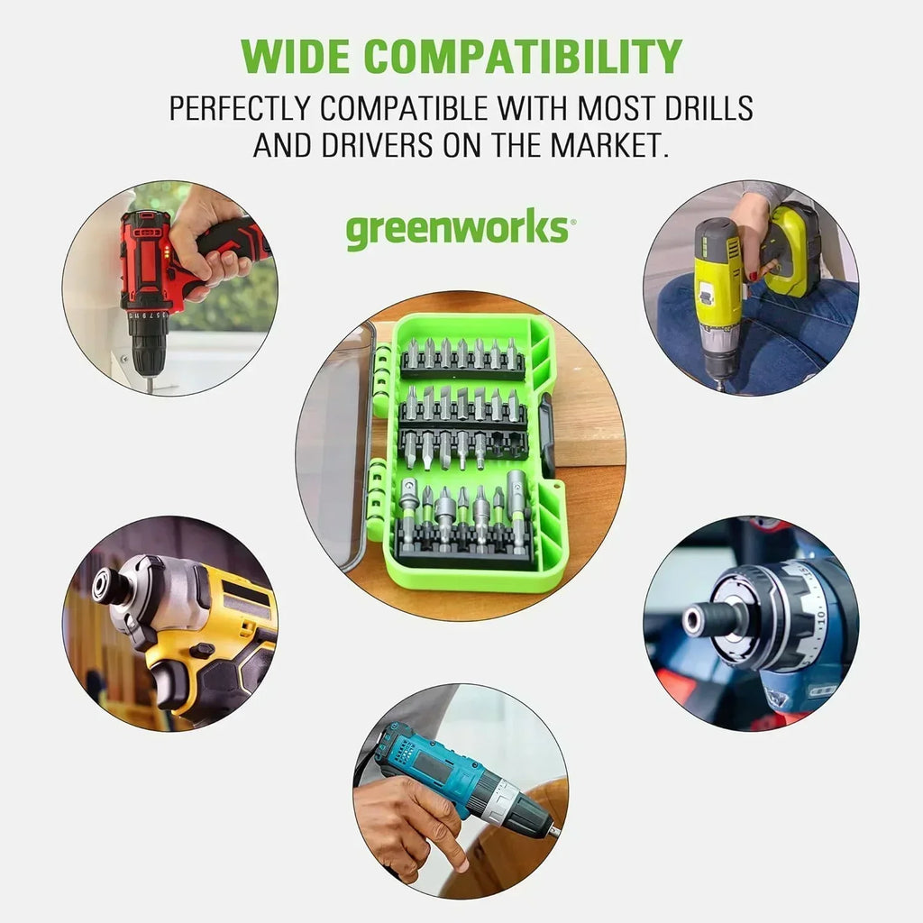 24V Brushless Cordless Drill Impact Driver Power Tool Combo Kit Included 1/2”Drill & 1/4”Hex wourant