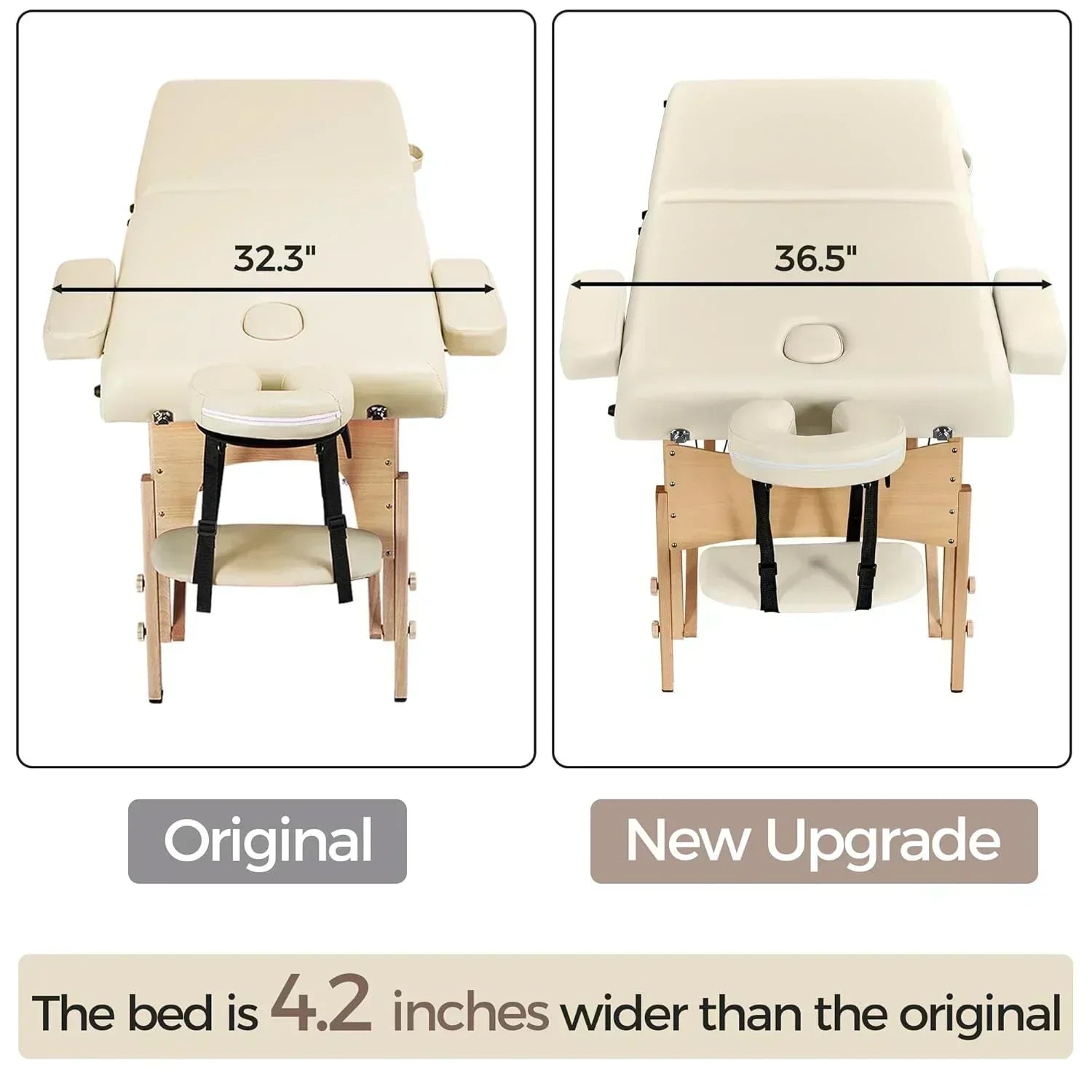 Yaheetech Massage Table Portable Lash Beds Spa Bed Massage Couch Foldable Spa Tables wourant