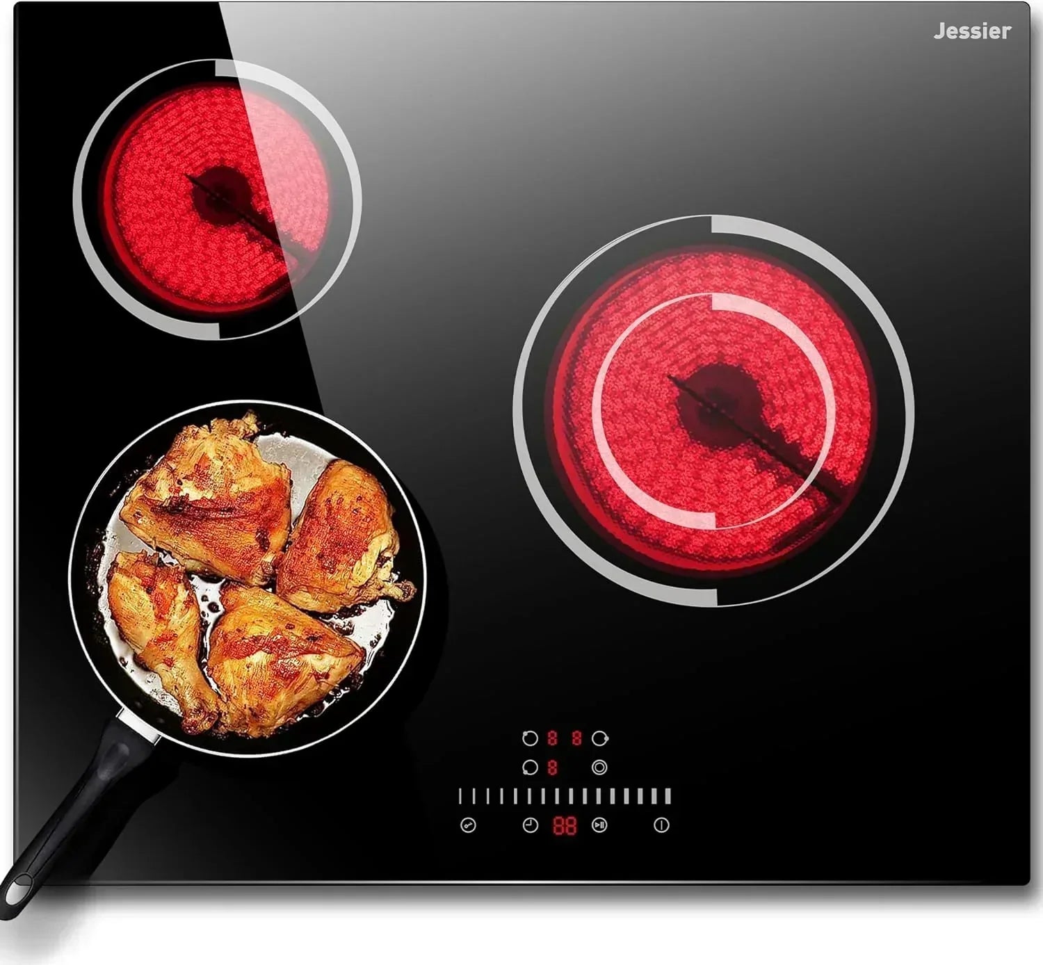 Electric Cooktop 30 Inch - 5 Burners Built-in Ceramic Cooktop 30" Electric Stove Top wourant