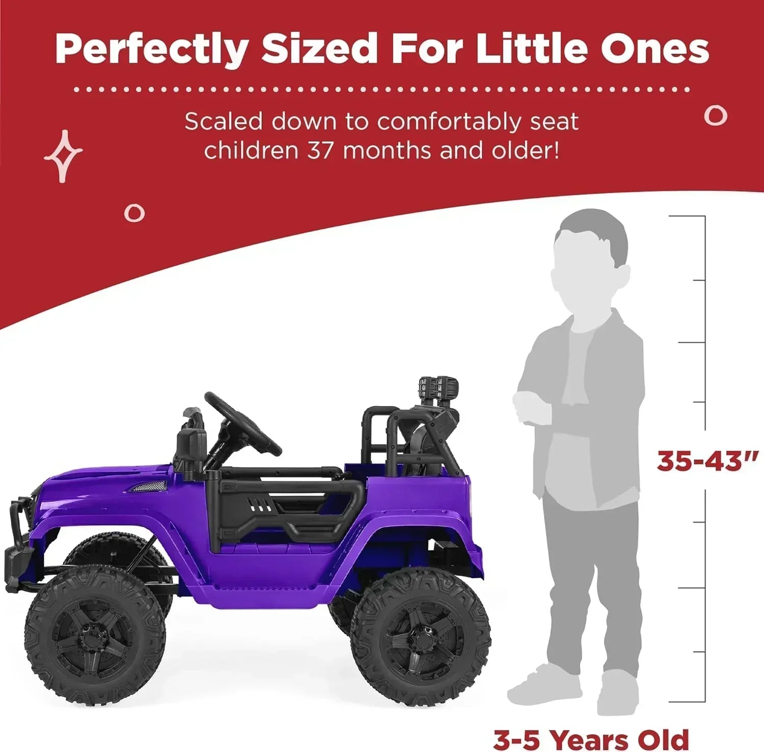 Best Choice Products 12V Kids Ride-On Truck Car with Spring Suspension and LED Lights wourant