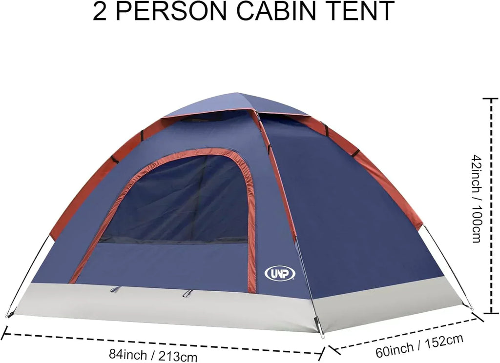 Camping Tent 2/3/4/6 Person Dome Tent Portable Camping Tent Outdoor and Backpacking Beach wourant