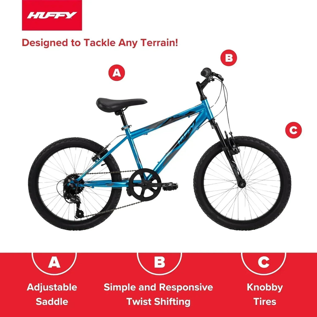 Huffy Stone Mountain Hardtail Mountain Bike for Boys/Girls/Men/Women 20"/24"/26" Sizes wourant