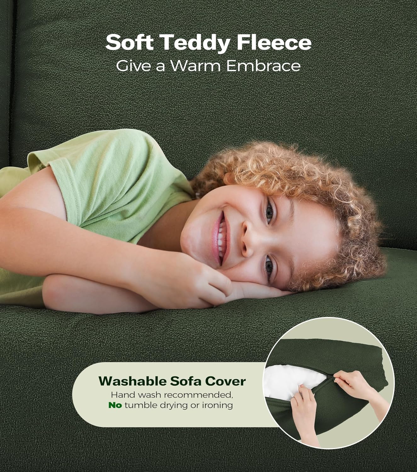 Loveseat Sofa 51" Love Seat Comfy Corduroy Small Loveseat Tool-Free Setup Couch wourant