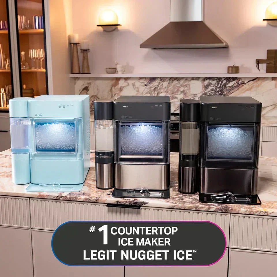 GE Profile Opal 2.0 XL with 1 Gallon Tank Chewable Crunchable Countertop Nugget Ice Maker wourant