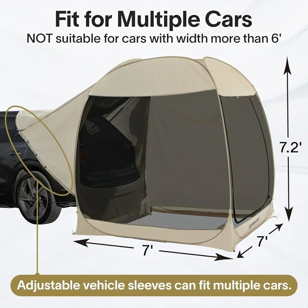 EighteenTek Tents Trunk tent suv car tent pop up automatically wourant