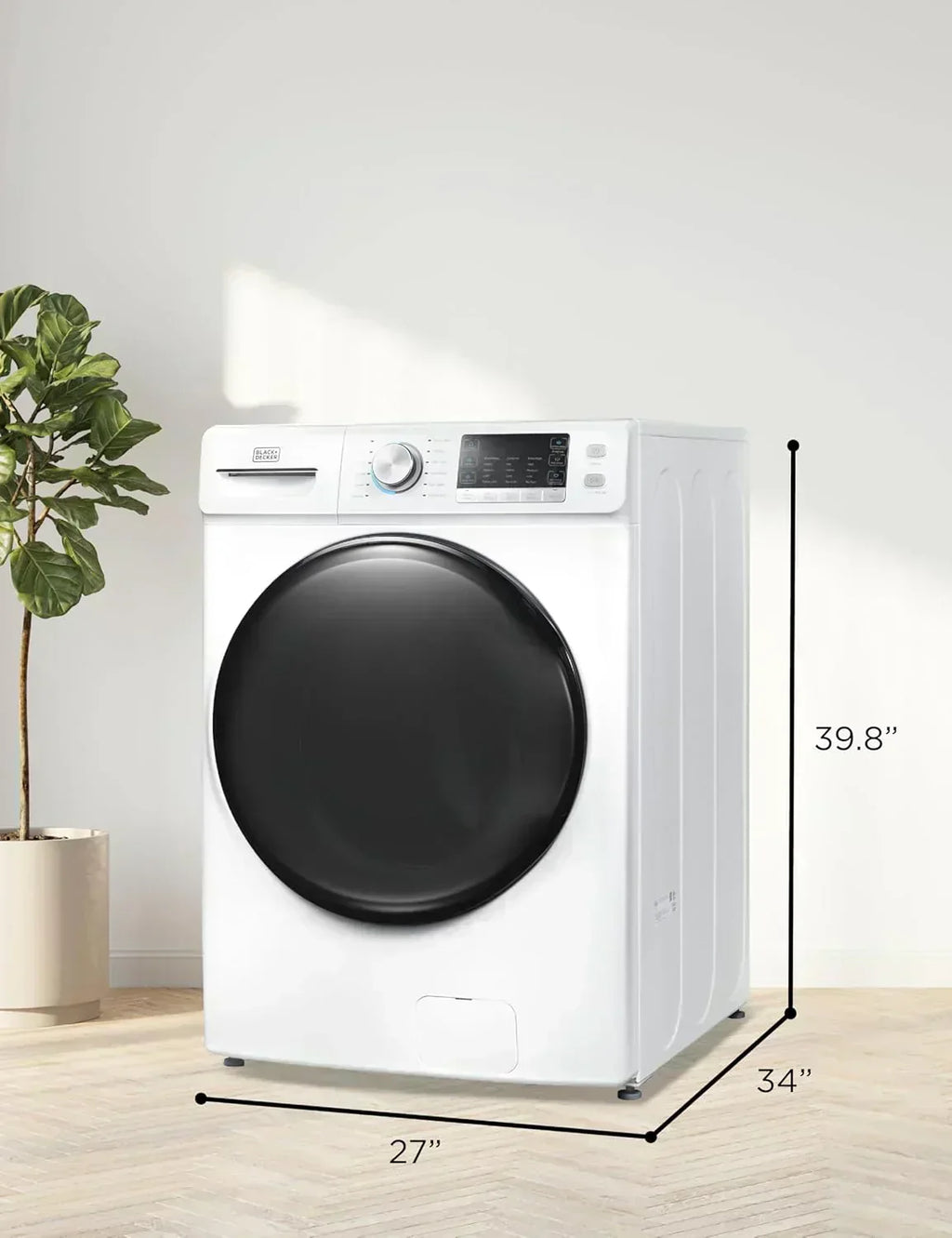 Portable Washer 6.6 lb. Capacity Washing Machine for Homes & Apartments 5 Wash Cycles wourant