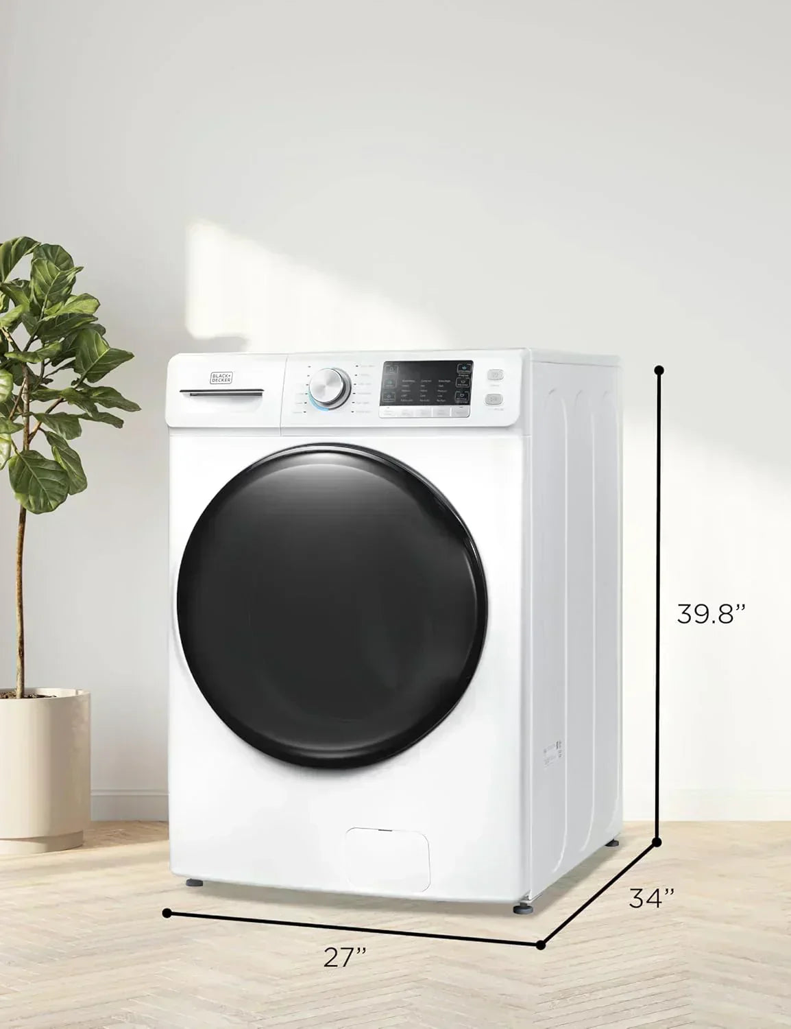 Portable Washer 6.6 lb. Capacity Washing Machine for Homes & Apartments 5 Wash Cycles wourant