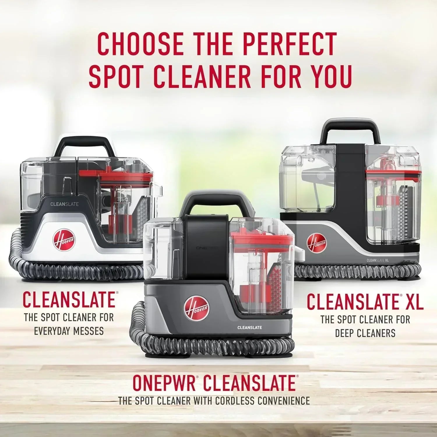 Hoover CleanSlate Plus Portable Carpet Upholstery Spot Cleaner with Powerful Suction wourant