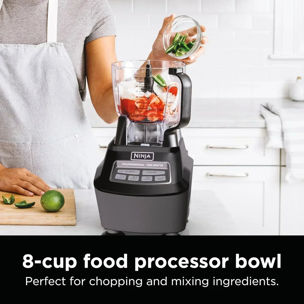 Ninja Mega Kitchen System 1500 Watt 72 Ounce Full Size Blender and 8 Cup Food Processor wourant