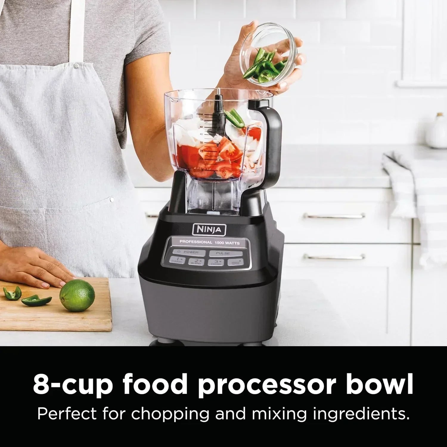Ninja Mega Kitchen System 1500 Watt 72 Ounce Full Size Blender and 8 Cup Food Processor wourant