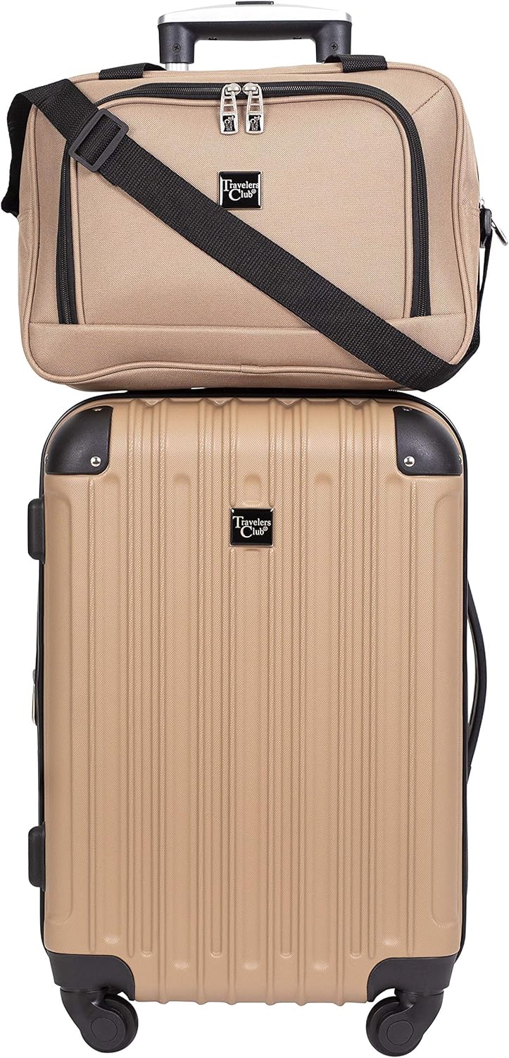 Hardside Travel Luggage Lilac Set of 4 wourant
